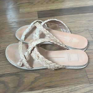 Dolce Vita Raffia Sandals size 9